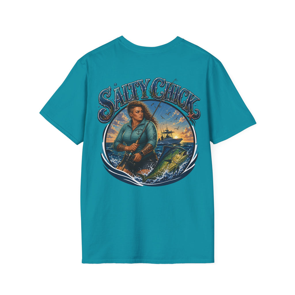 Salty Chick Saltwater Soul Cotton Tee – Fishing