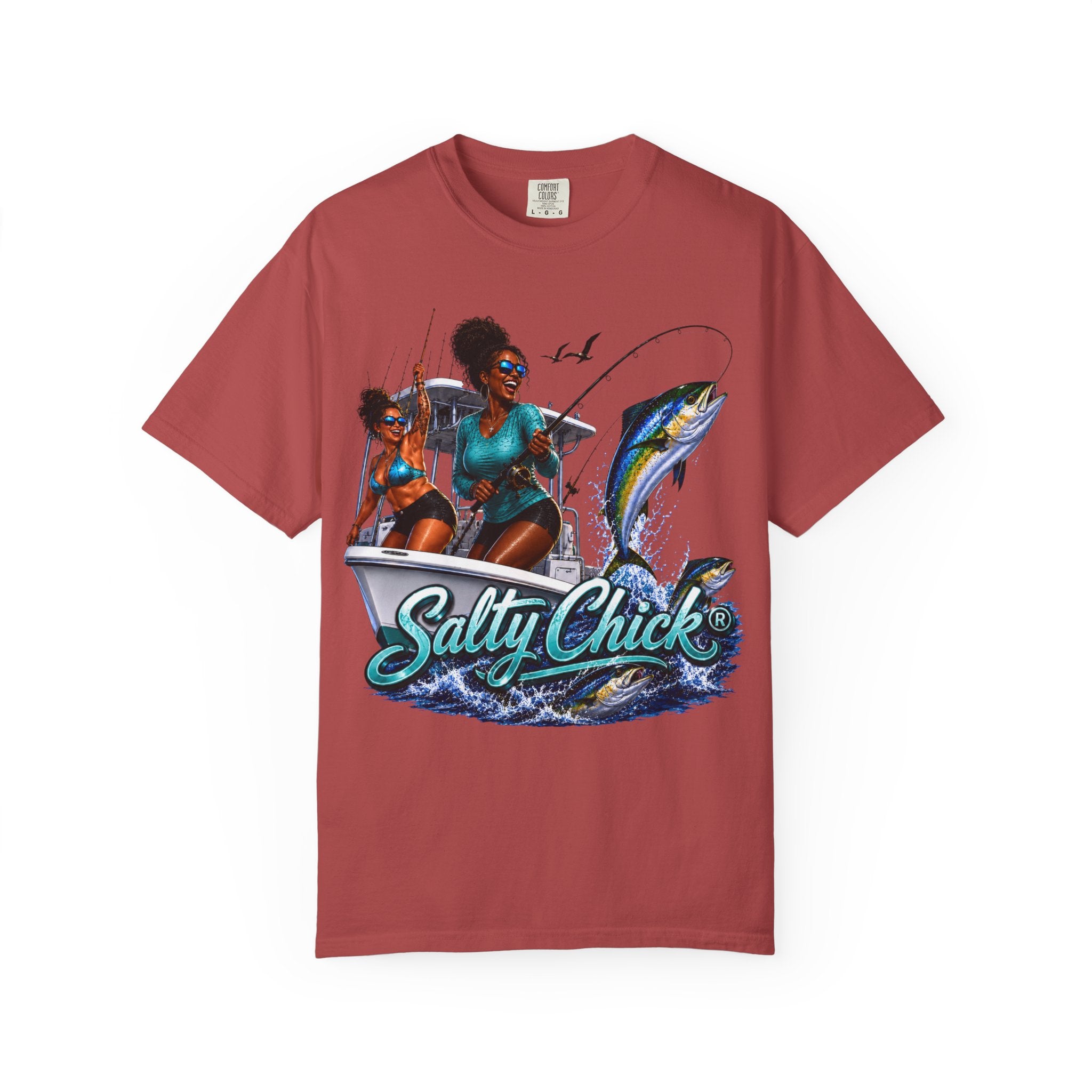 Salty Chick Sunset Ride Cotton Tee – Coastal Life