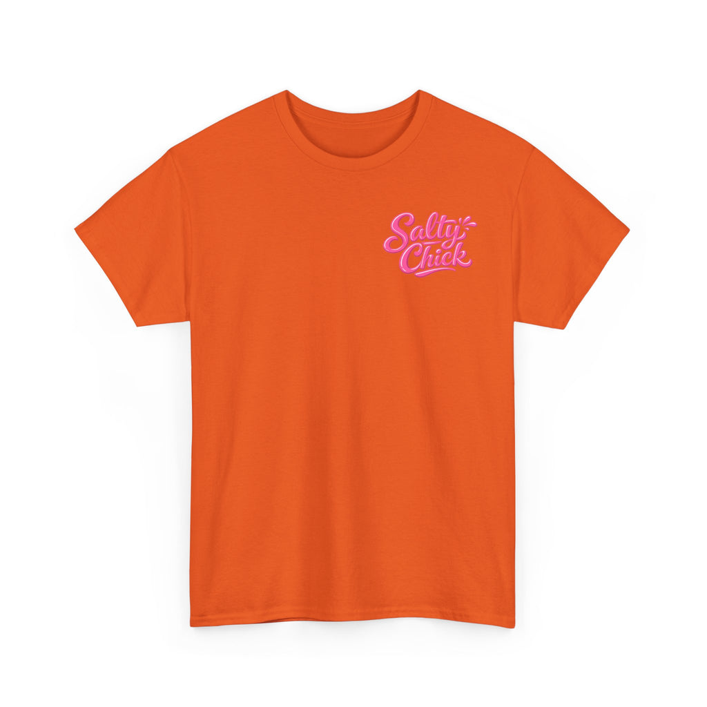 Salty Chick Hooked & Happy Heavy Cotton Tee – Fishing