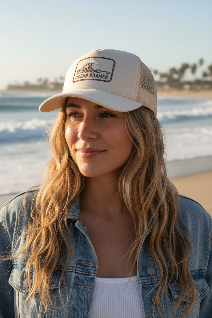 Salty Chick Coastal Wanderer Distressed Cap – Coastal Life
