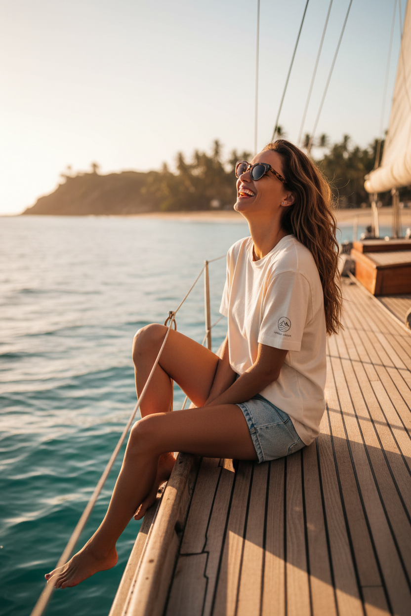 Salty Chick Canoe Days Cotton Tee – Kayak & Paddleboard